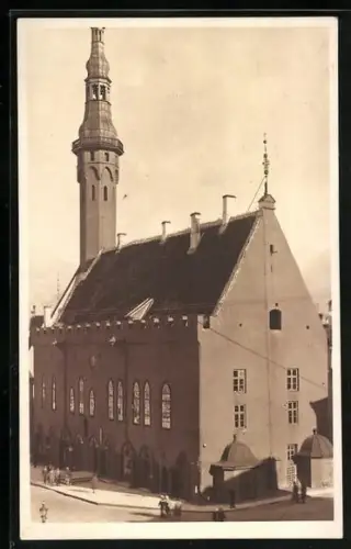 AK Reval, Blick auf das Rathaus