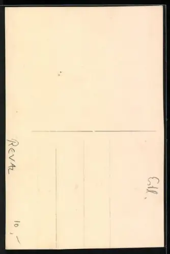 Künstler-AK Reval, Umbau Kirche Kuusla