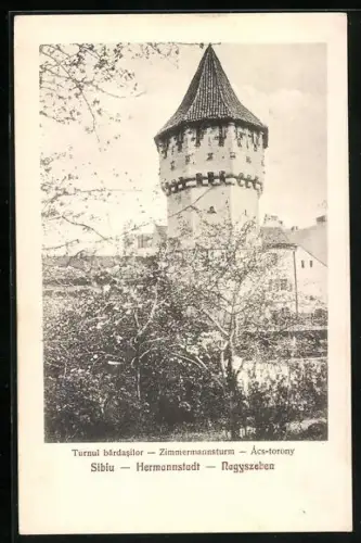 AK Hermannstadt, Zimmermannsturm