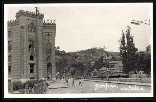AK Sarajewo, Partie am Rathaus