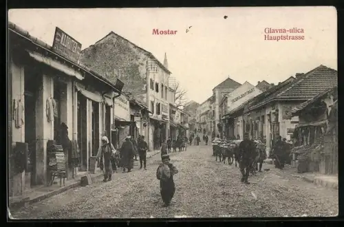 AK Mostar, Glavna-ulica, Hauptstrasse
