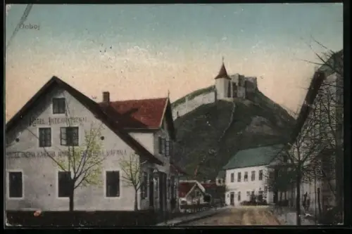 AK Doboj, Ortspartie mit Hotel International