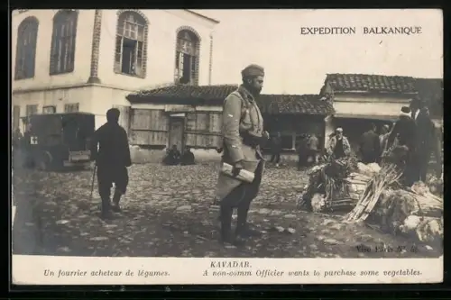 AK Kavadar, Un fourrier acheteur de légumes