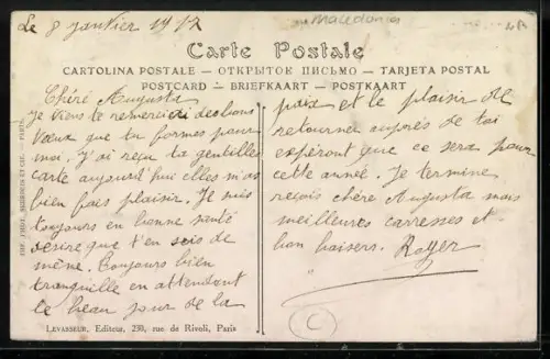 AK Kavadar, Un fourrier acheteur de légumes