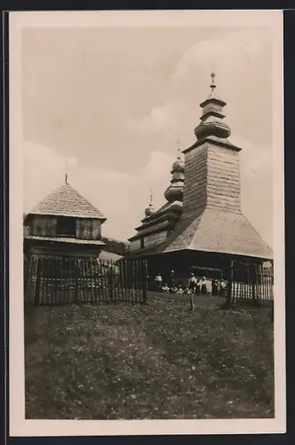 AK Volovec /Podkarpatska Rus, Pravoslavný kostelícek