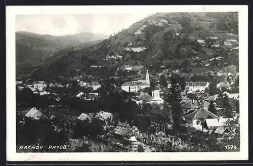 AK Rachow, Ortsansicht mit Kirche