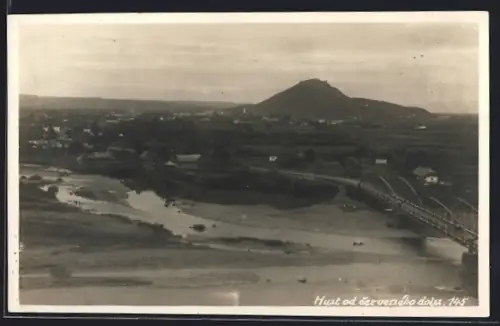 Foto-AK Hust, Hust od cerveneho dolu