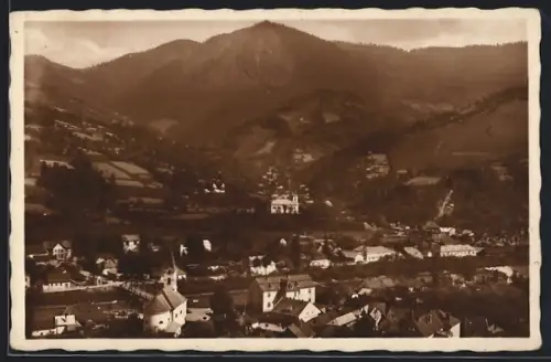 AK Rakhov, Gesamtansicht aus der Vogelschau