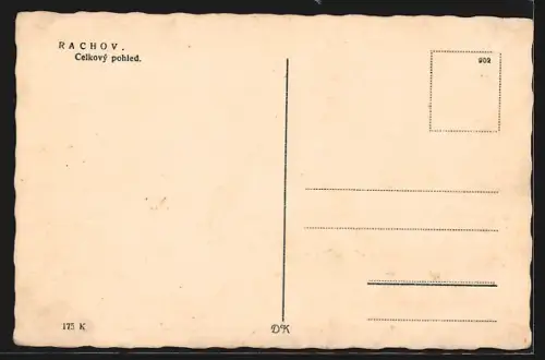 AK Rakhov, Gesamtansicht aus der Vogelschau
