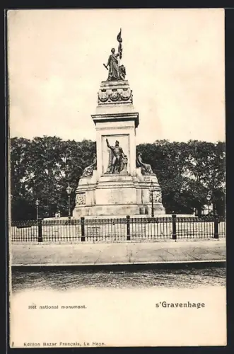 AK s`Gravenhage, Het national monument