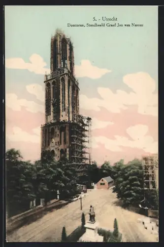 AK Utrecht, Domtoren, Standbeeld Graaf Jan van Nassau