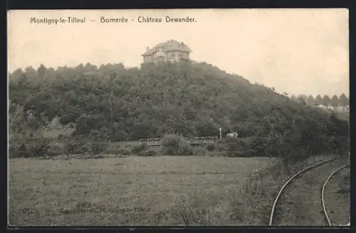 AK Montigny-le-Tilleul, Bomerée, Château Dewander