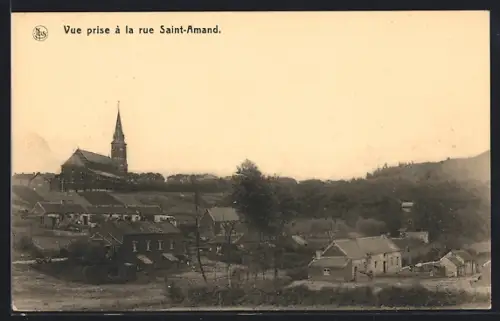 AK Houdeng-Aimeries, Charbonnages du Bois-du-Luc, Vue prise à la rue Saint-Amand