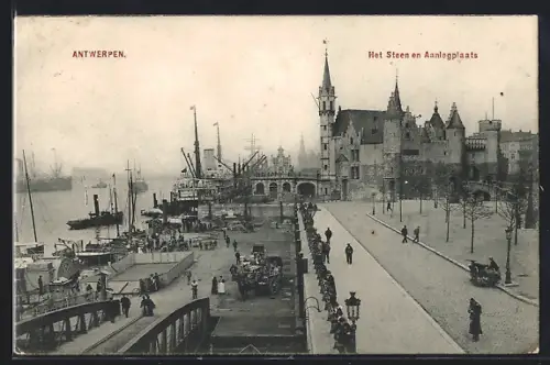 AK Antwerpen, Het Steen en Aanlegplaats