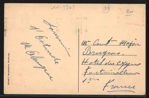 AK Ostende, Hôtel Splendid