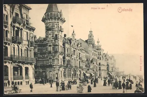 AK Ostende, Digue de mer