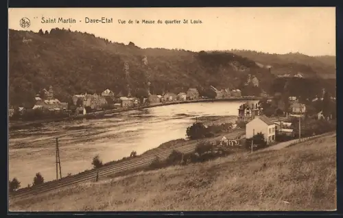 AK Dave, Saint Martin, Vue de la Meuse du quartier St Louis