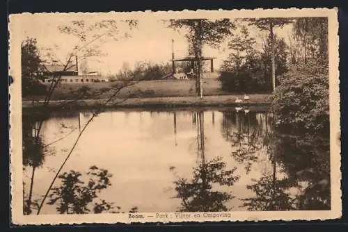 AK Boom, Park: Vijver en Omgeving