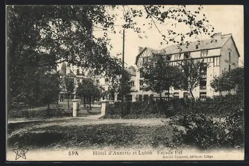 AK Spa, Hôtel d`Annette et Lubin, Facade Est
