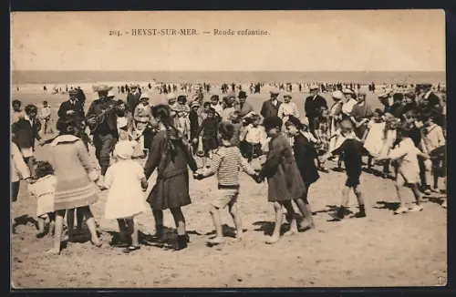 AK Heyst-sur-Mer, Ronde enfantine