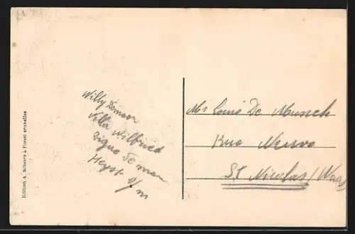 AK Heyst-sur-Mer, Une vue de la digue