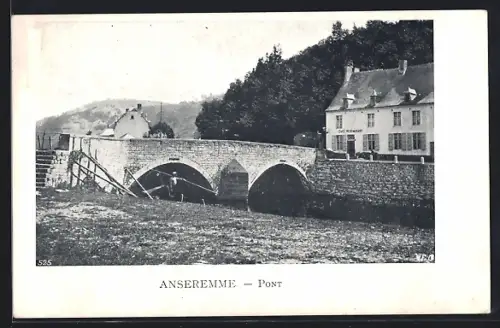 AK Dinant, Pont d`Anseremme, Brücke