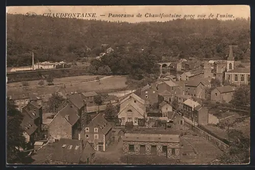 AK Chaudfontaine, Panorama avec vue de l`usine