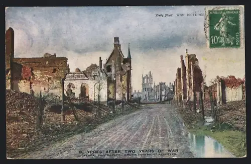 AK Ypres, Ypres after two years of war