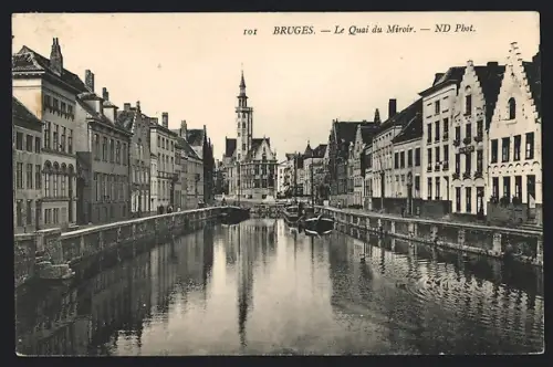 AK Bruges, Le Quai du Miroir