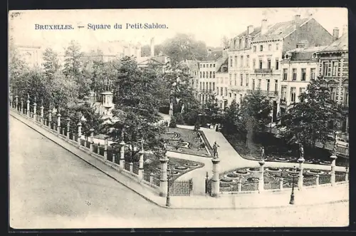 AK Bruxelles, Square du Petit-Sablon