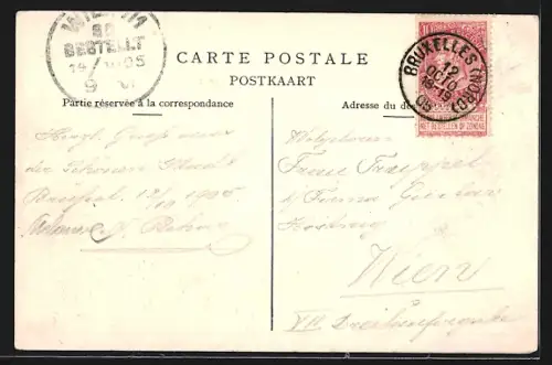 AK Bruxelles, Square du Petit-Sablon