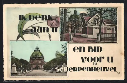 AK Scherpenheuvel, Strassenpartie im Ort