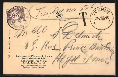 AK Veurne, Procession de Pénitence de Furnes