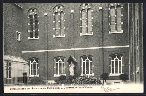 AK Gosselies, Etablissement des Soeurs de la Providence, Cour d`Entrée