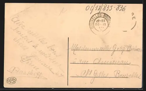 AK Crupey, Panorama, Vue prise du Nord