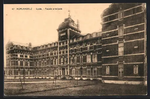 AK Morlanwelz, Lycée, Facade principale