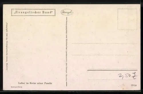 AK Martin Luther und seine Familie machen Musik