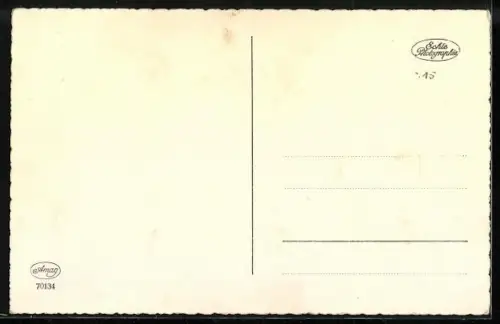AK Briefmarkensprache, Paar mit Gitarre im Grünen