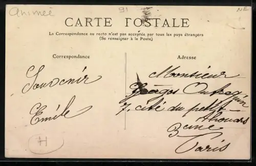 AK Crosne, Le Petit-Crosne, Hôtel-Restaurant A Blanc