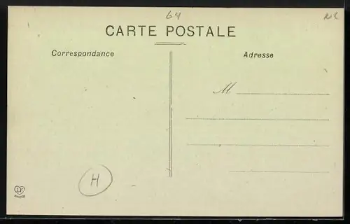 AK Morlaas près Pau, Avenue de Lembeye, Cafe Restaurant du Centre