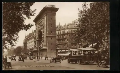 AK Paris, La Porte St-Denis