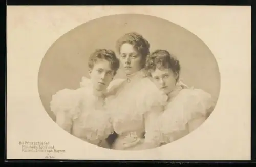 AK Die Prinzessinnen Elisabeth, Sofie und Marie Gabrielle von Bayern