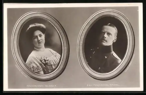 AK Erzherzogin Isabella, Prinz Georg von Bayern
