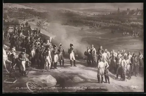 Künstler-AK Versailles, Musée de Versailles, Réddition d`Ulm 1805, Napoleon