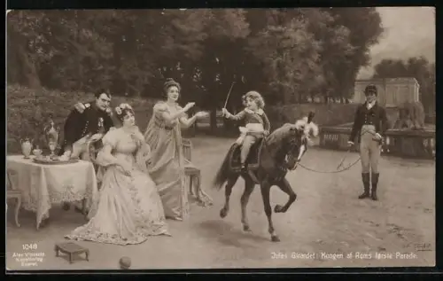 Künstler-AK Köngen af Roms förste Parade