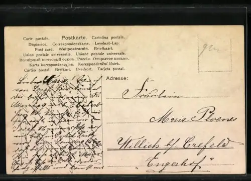 AK Silberhochzeit im Hause Hohenzollern