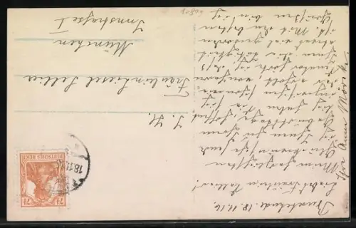 AK Festpostkarte zum 50-jährigen Bestehen des Vaterländischen Frauenvereins 1916, Portraits