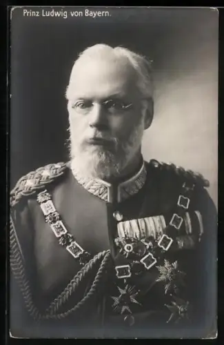 AK Prinz Ludwig III. von Bayern in Uniform
