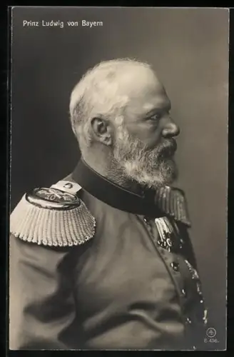 AK Prinz Ludwig von Bayern in Uniform
