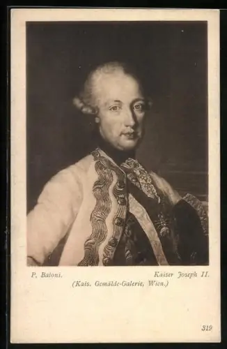 AK Gemälde des Kaiser Joseph II. von Österreich